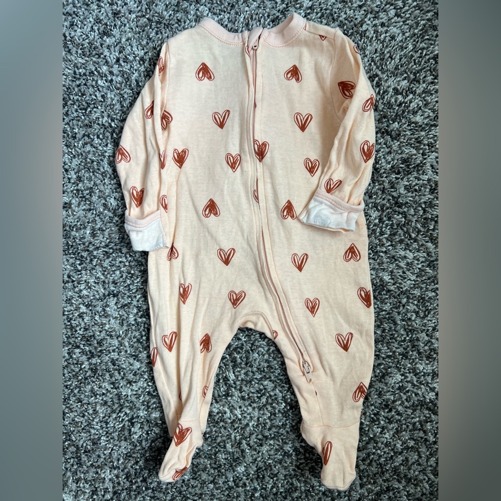 Baby girl footie pajamas